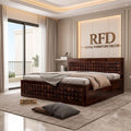 RFD - Royal Furniture Decor Sheesham Wood Diamond King Size Bed