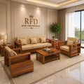 Royal Furniture Decor Sheesham Wooden 5 Seater Sofa