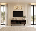 RFD - Royal Furniture Decor Solid Sheesham Wooden TV Unit, Walnut