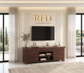 RFD - Royal Furniture Decor Solid Sheesham Wooden TV Unit, Walnut