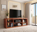 RFD - Royal Furniture Decor Solid Sheesham Wood TV Unit, Chappel, Honey