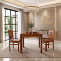 Royal Furniture Decor Solid Sheesham Wood 2 Seater Dining Table Set Without Cushioned Chairs for Dining Room | Living Room | Home & Office | Hotels Restaurant & Cafe (2 Seater, Honey B)