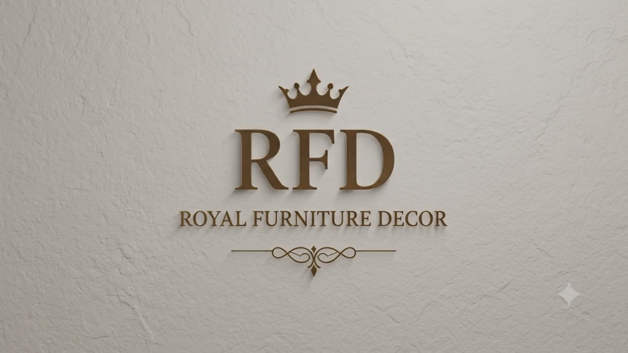 RFD Sheesham Wooden 3 Seater Sofa Walnut Finish with Rosewood Cushion & Newspaper Holder