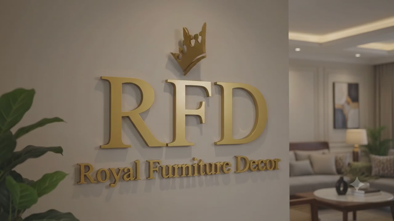 RFD Solid Sheesham Wood 5 Seater Sofa Set (3+1+1) with Cane Armrests | Light Grey Upholstery